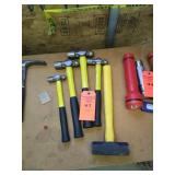 Five hammers