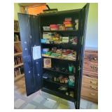 Cabinet and contents