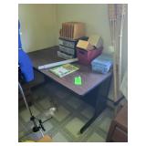 Desk and organizers