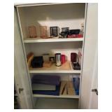 Cabinet and contents