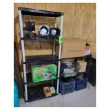 2 shelves and contents