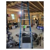 Werner 8' ladder, step stool
