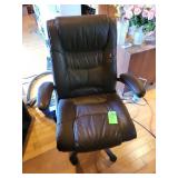 Desk chair genuine leather