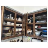Contents of upper cabinets