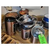 Canister set, pots and pans