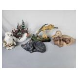 Animal Magnetism-Deer Leopard Duck Owl Cat