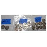 Silver Dimes 1910, 1920, 1930