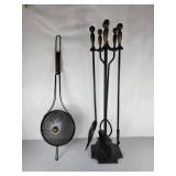 Fire Place Tools & Corn Popper