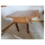 Broyhill Oak DL End Table #1 26"x 34" x 22" Drawer