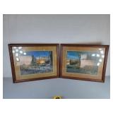 TWO Jim Hansel Fall Prints 22" W x 18" H