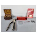 Neva-Clog Stapler & Dove tailed Box Scissors