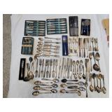Lg Group of Silverplate Flatware over 100 pieces