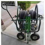 Heavy Duty Hose Reel with Hose and sprinklers