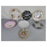 SIX Plates, Candlewick Heart Dish