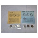 1979 & 1980 Susan B Anthony $1 Coin Sets UNC