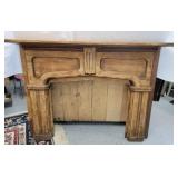 Wood Fireplace mantle