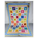 Handmade baby quilt