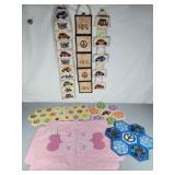 Hippy quilted & embroidered wall hangings& runners