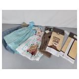 Stove tie on hand towels