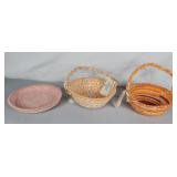 Handmade wrapped basket, bowl, & plate