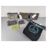 Handmade, clutch, tote, coin & cosmetic bags