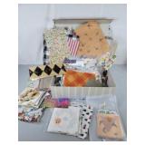 Decorative box of decoupage pieces