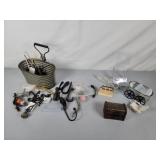 Business card holders, hooks, knob pulls