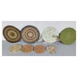 Wrapped trivets & coasters