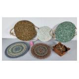 Wrapped trivets & coasters