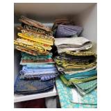 Quilters fabric Golds and Greens