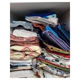 Quilters fabric Barnyard, Reds, Blues, Variety