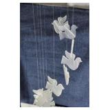 Quartz dove wind chime