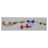 Miniature glass creatures (10)