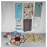 Around your neck towels, pot holders, table topper
