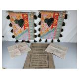 Wall hangers-Pillow Cases, Tapestry 16x21