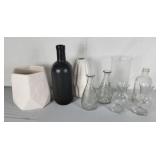 Bottles and vases