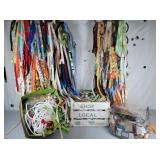 Fabric strips for wrapping projects & cording