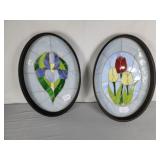 Stain glass serving trays/wall hanging