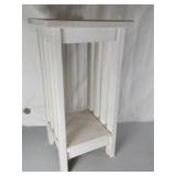Painted wood plant stand