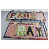 Handcrafted wall hangings