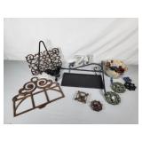 Spigot handles, shop sign, wrought iron dï¿½cor