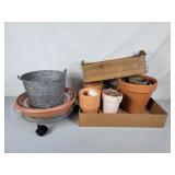 Clay flower pots - Get Ready for Planting