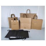 Handled shop bags multi-sized. 5 different sizes.