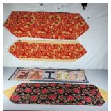 Handmade faith wall hanger & quilted table runners