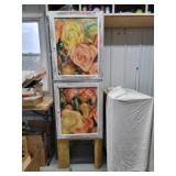 Decoupaged base cabinets on Stand