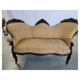 Vintage Settee - Nice Condition Porcelain casters