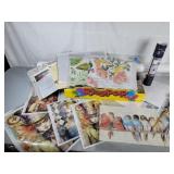 Cellophane shrink wrap, decoupage