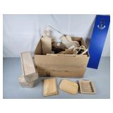 Craft wood Projects: Hearts Paddles Dogs Boxes