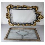 Lead glass window