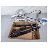 Clamp on Lamps and Clamp on Cell Phone Holder
